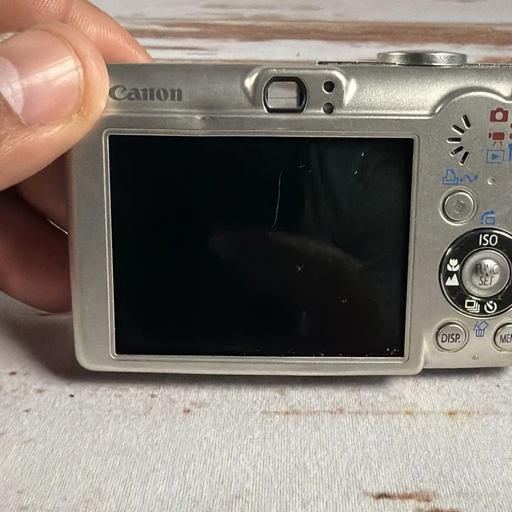 Canon PowerShot SD600 Digital ELPH 6MP Silver AS-IS Parts Repair No Display